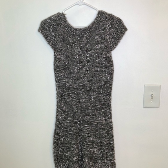 Grey Knit Kroshetta by Papillon Dress - Picture 3 of 5